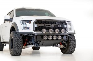 Ford F-150 Raptor Front Bumper - Addictive Desert Designs - ADD PRO Bolt-On V2 - Hammer Black - `17-`20 Ford F-150 Raptor Front Bumper - Addictive Desert Designs - ADD PRO Bolt-On V2 - Hammer Black - `17-`20